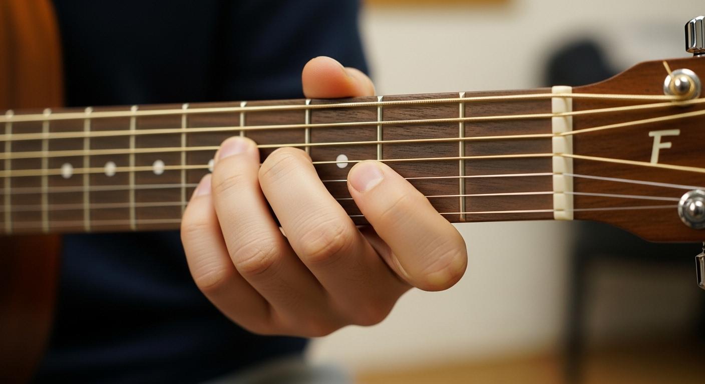 기타 F코드 운지법