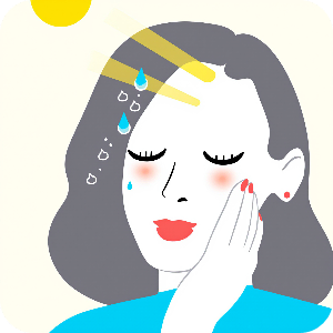 봄철 피부관리 예민 이유중 자외선으로 인한 손상 이미지