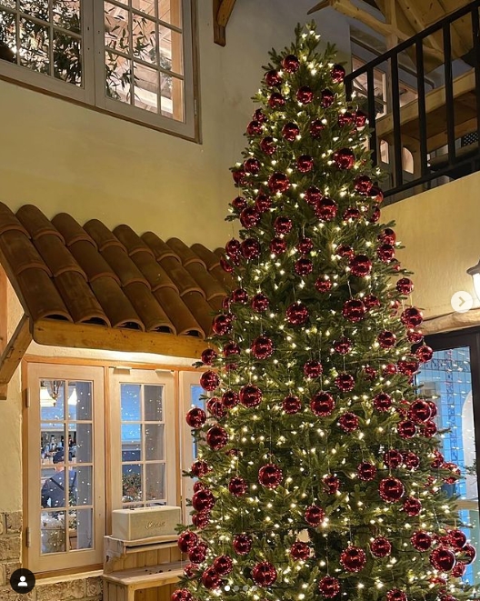 예쁜 크리스마트 트리 있는 곳