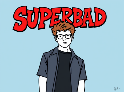 영화 수퍼배드에서 영감을 받은 이미지