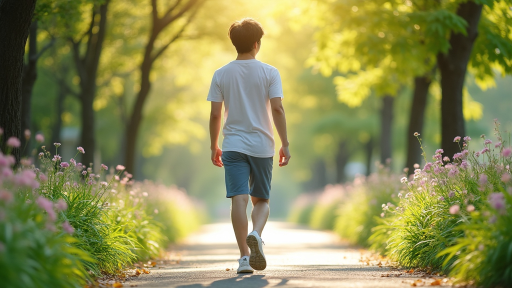 걷는 사람 사진