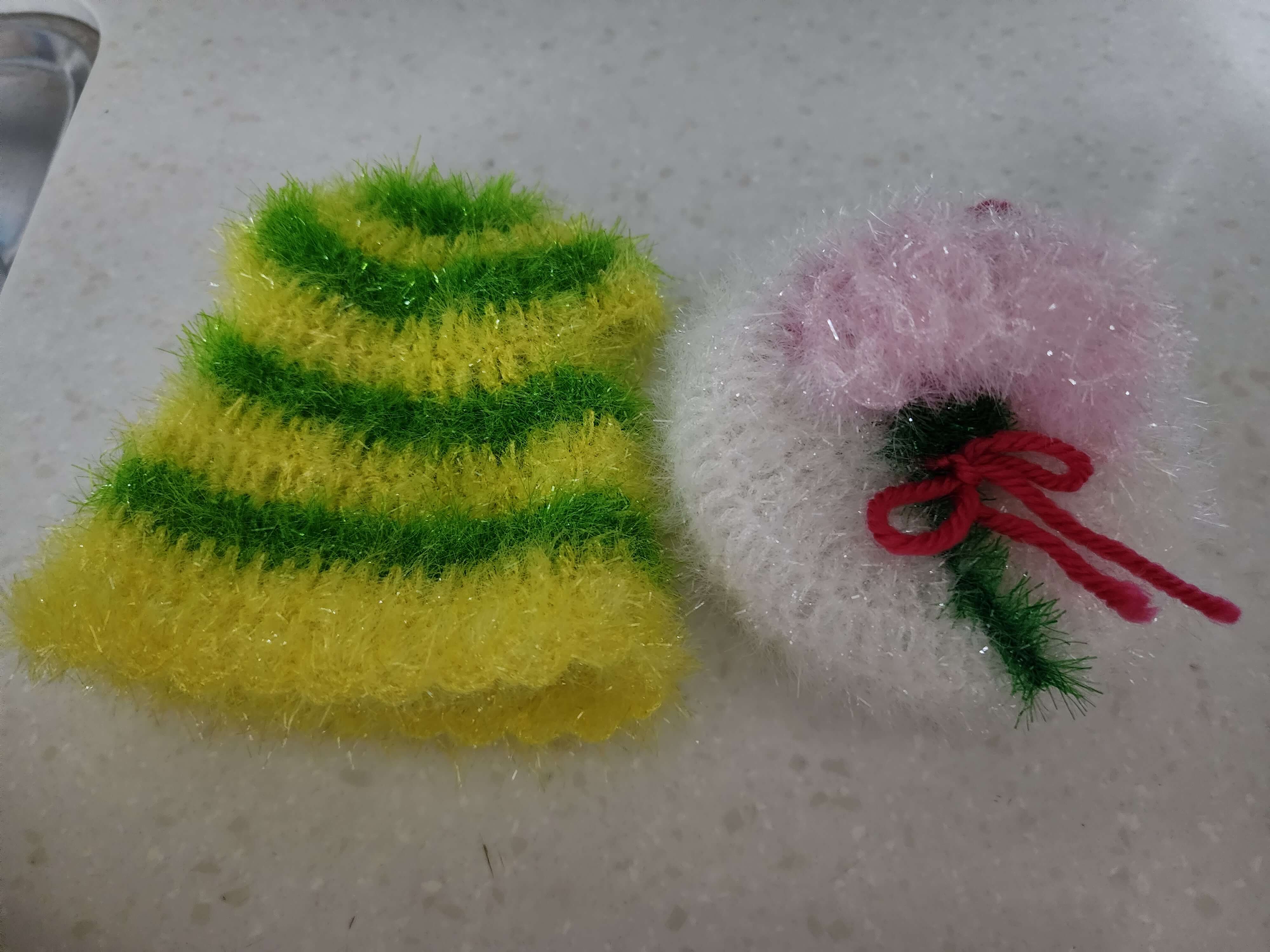 아크릴수세미사용하지않기