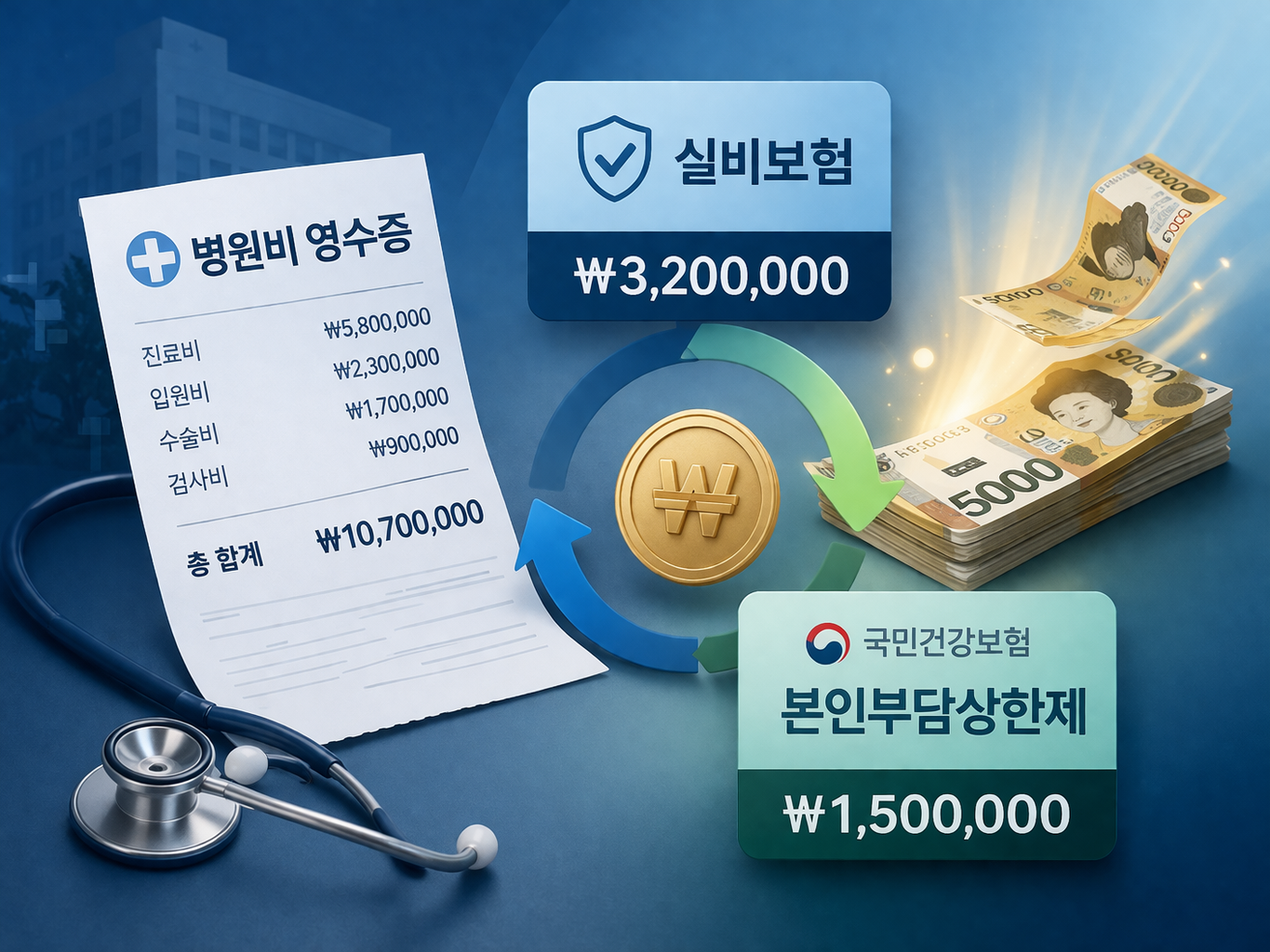 본인부담상한제 실비보험 중복 정산