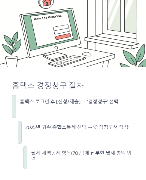 홈택스 경정청구 절차