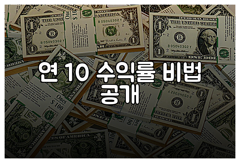 연 10 수익률 비법 공개