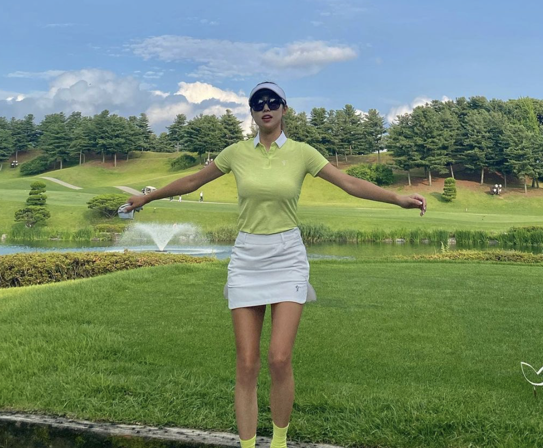 모델로 오해받는 골프여신 '이지혜' 프로