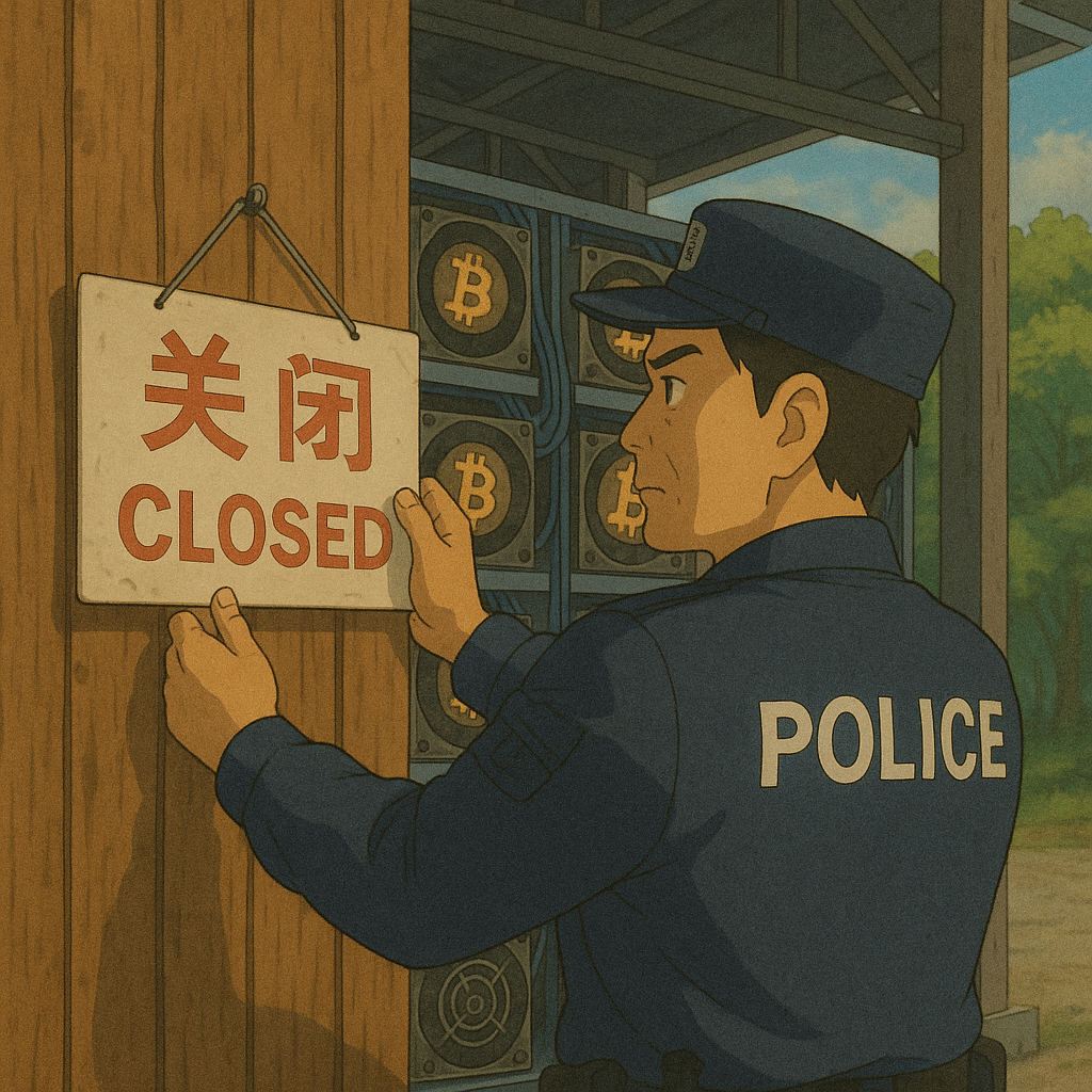 중국의 채굴장 전면 폐쇄 사건 사진