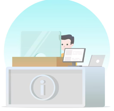 개인정보 검색하는 이미지