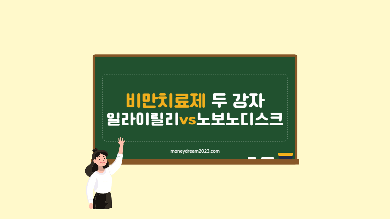 비만치료제 일라이릴리와 노보노디스크 비교
