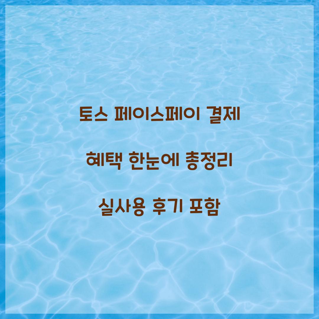 토스 페이스페이