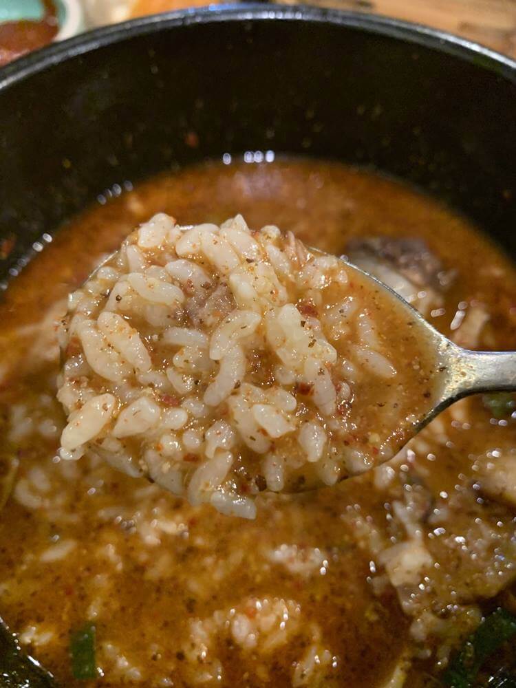 들깨 가득 들어간 순대국