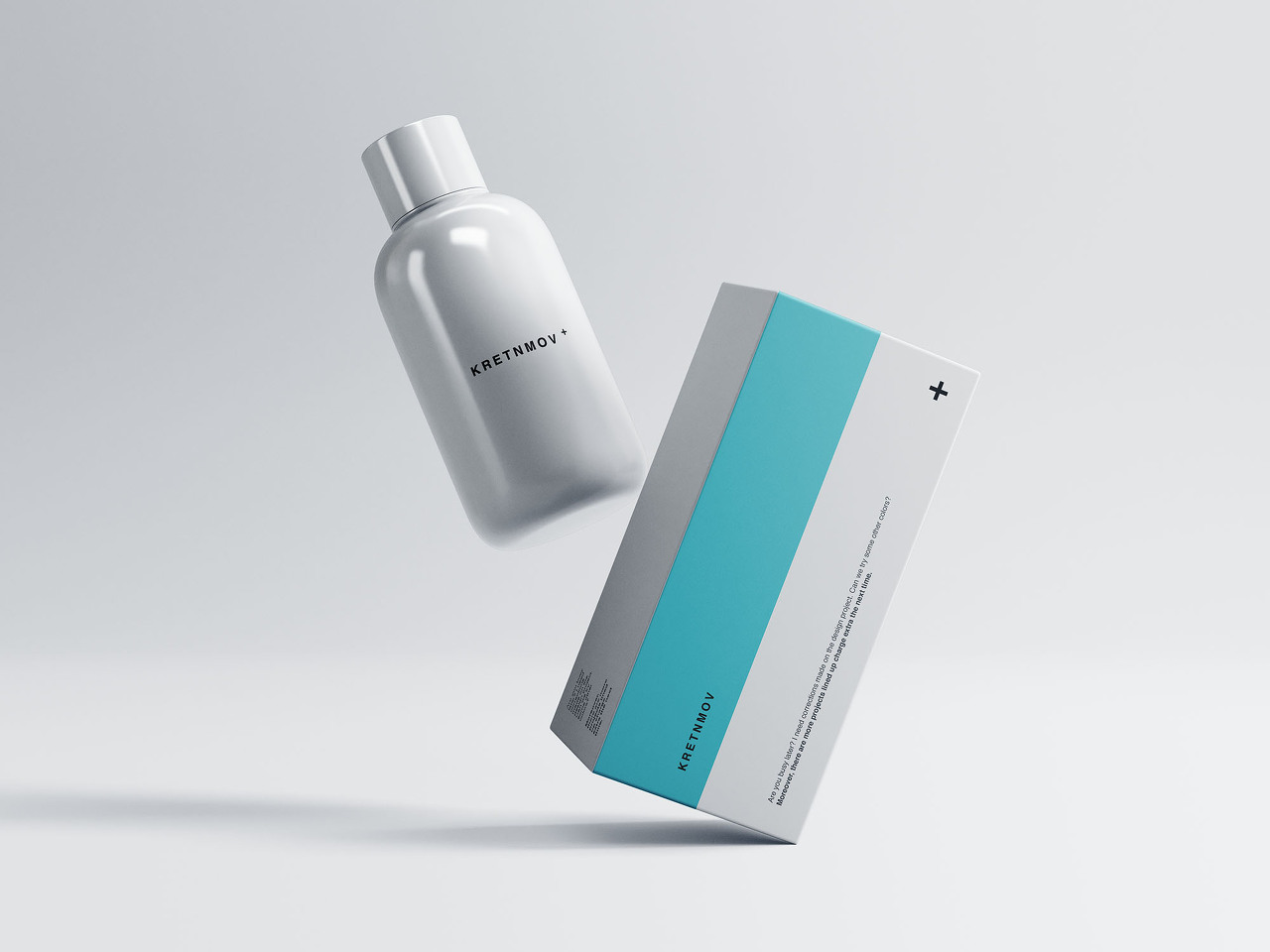 Medical Packaging Mockup(의약품 포장 목업)