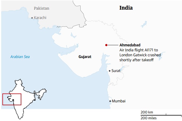 인도여객기 추락사고