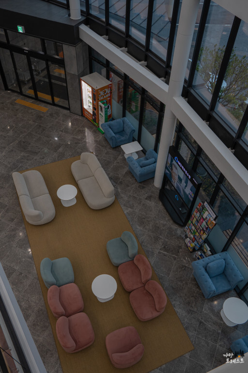 새마을 금고 제주 연수원 로비