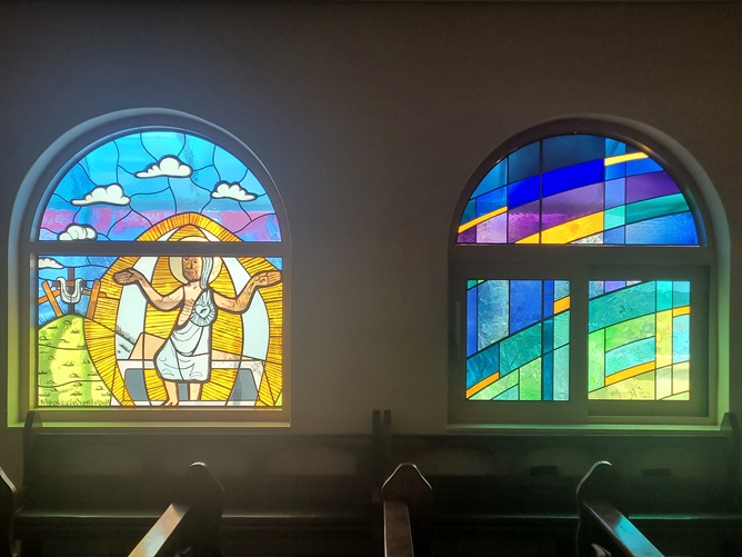 구로3동성당 스테인드글라스