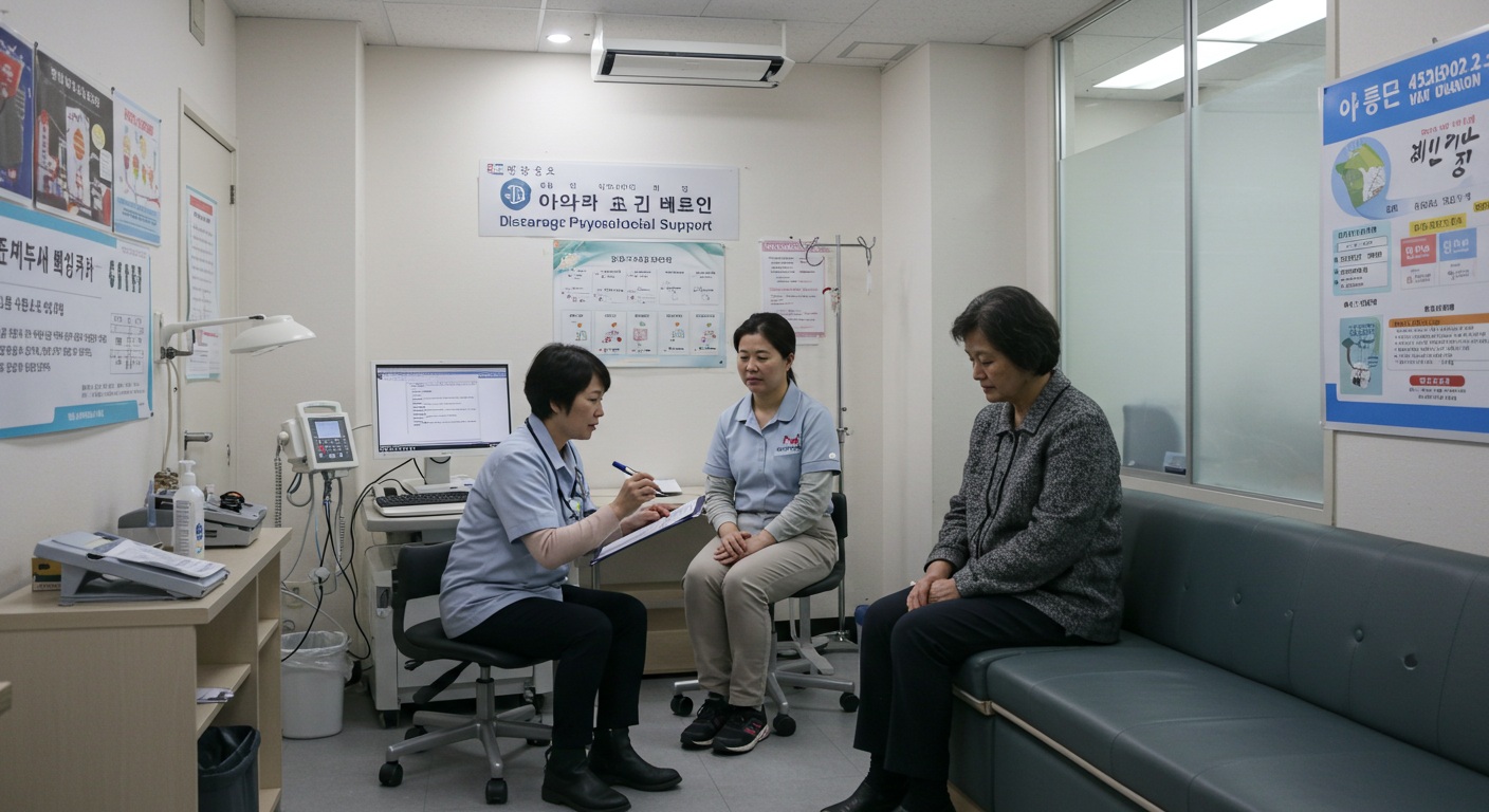 재난 심리지원센터에서 상담을 받는 산불 피해 주민