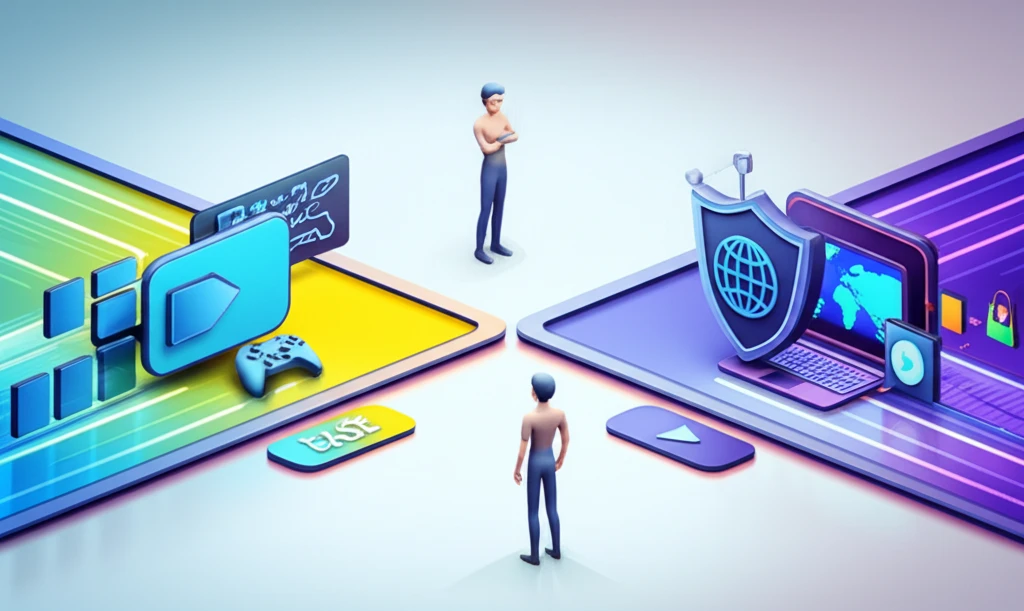 무료 유니콘 HTTPS와 유료 VPN..