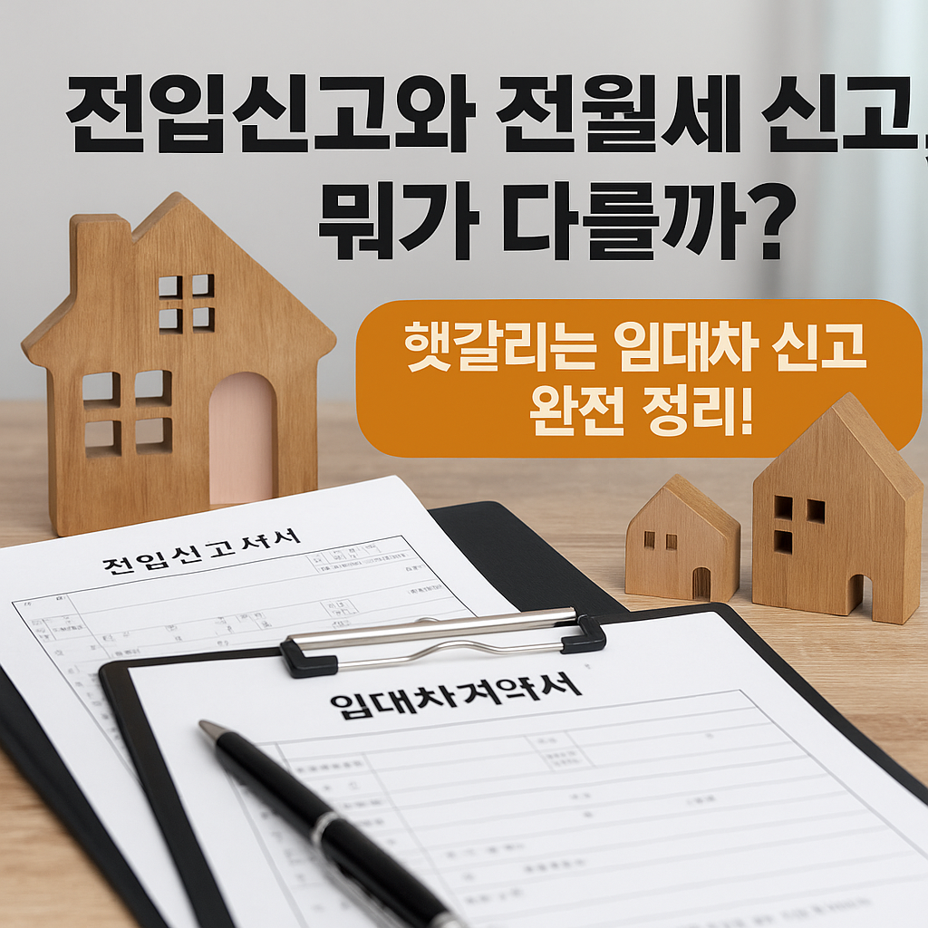 전입신고와 전월세 신고