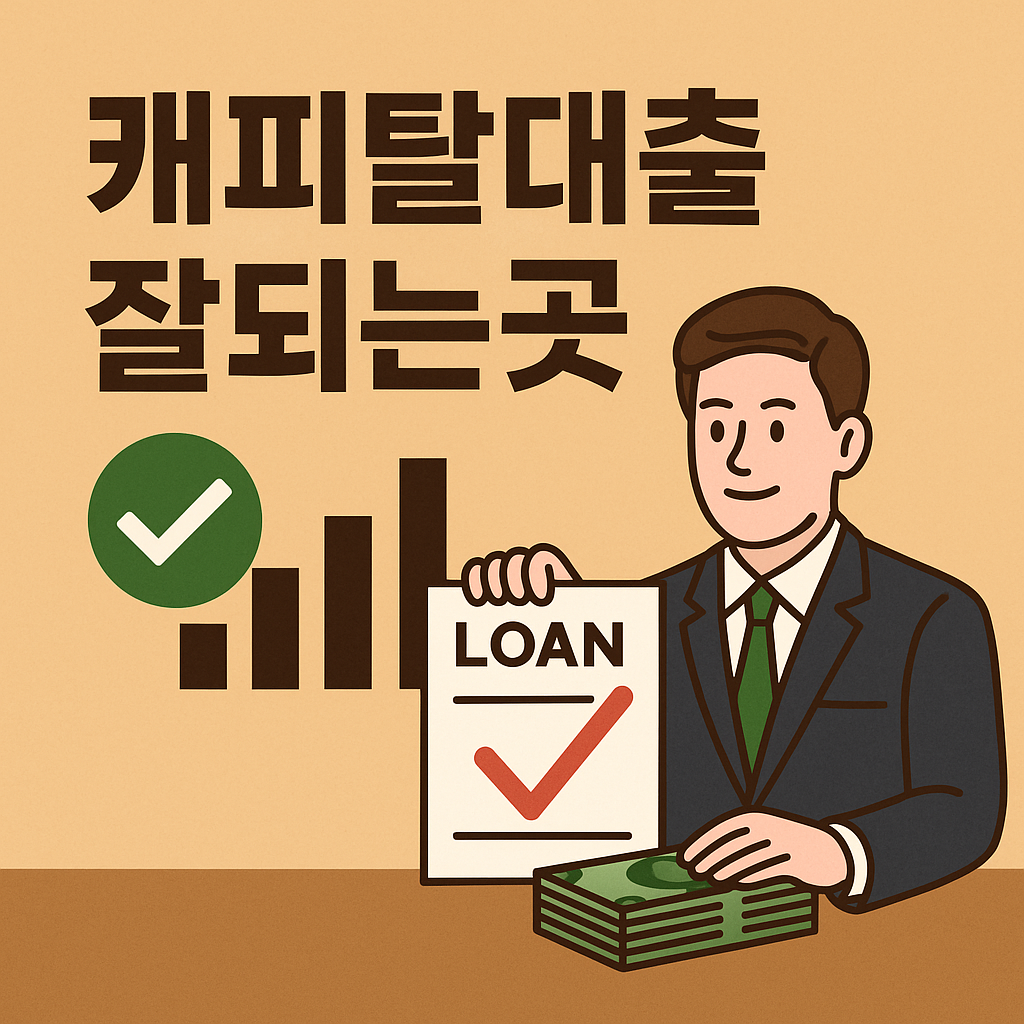 캐피탈 대출 잘되는곳