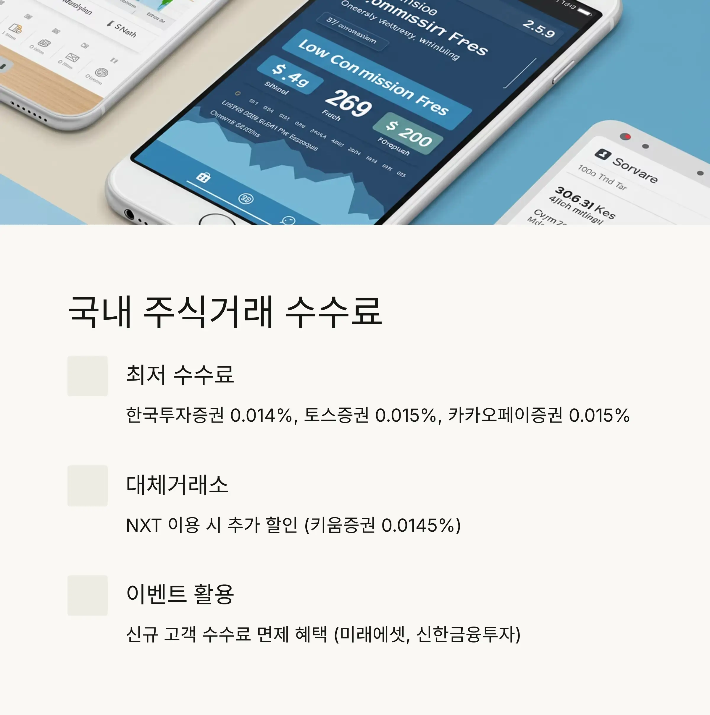 미국 주식거래 수수료 비교