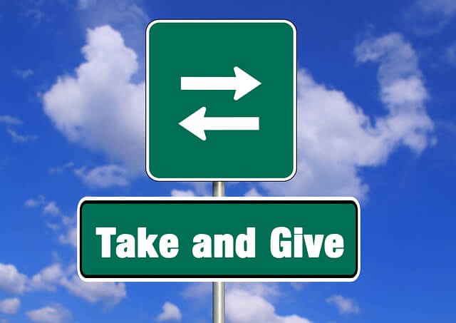 take and give