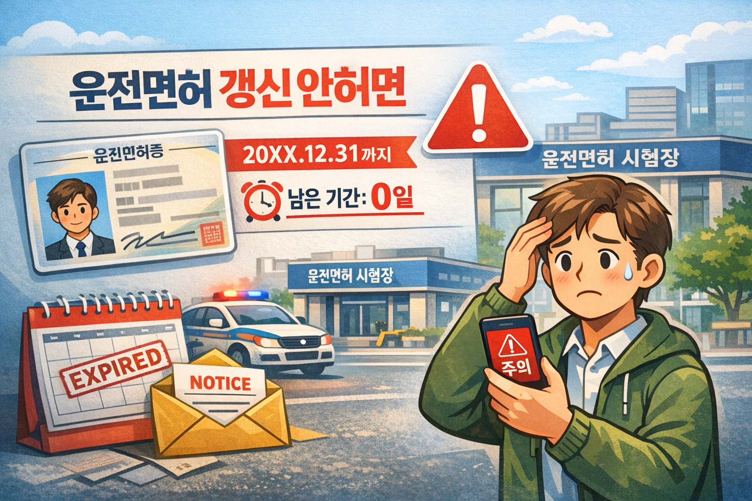 갱신 하자는 포스터