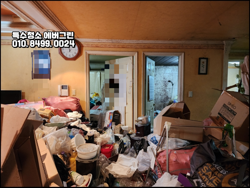 쓰레기집청소비용_쓰레기집청소