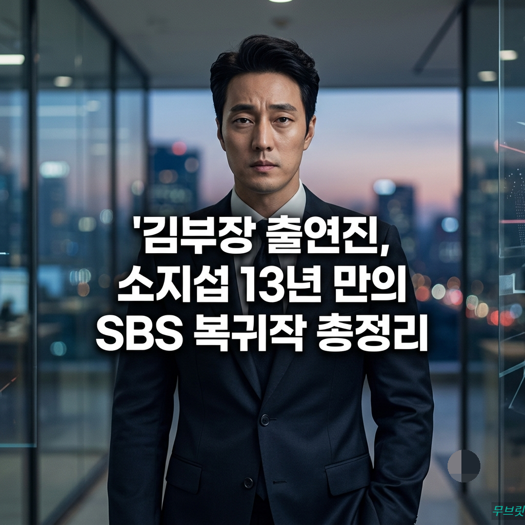 김부장 출연진, 소지섭 13년 만의 SBS 복귀작 총정리