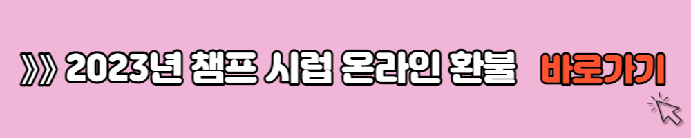 챔프 시럽 회수 방법