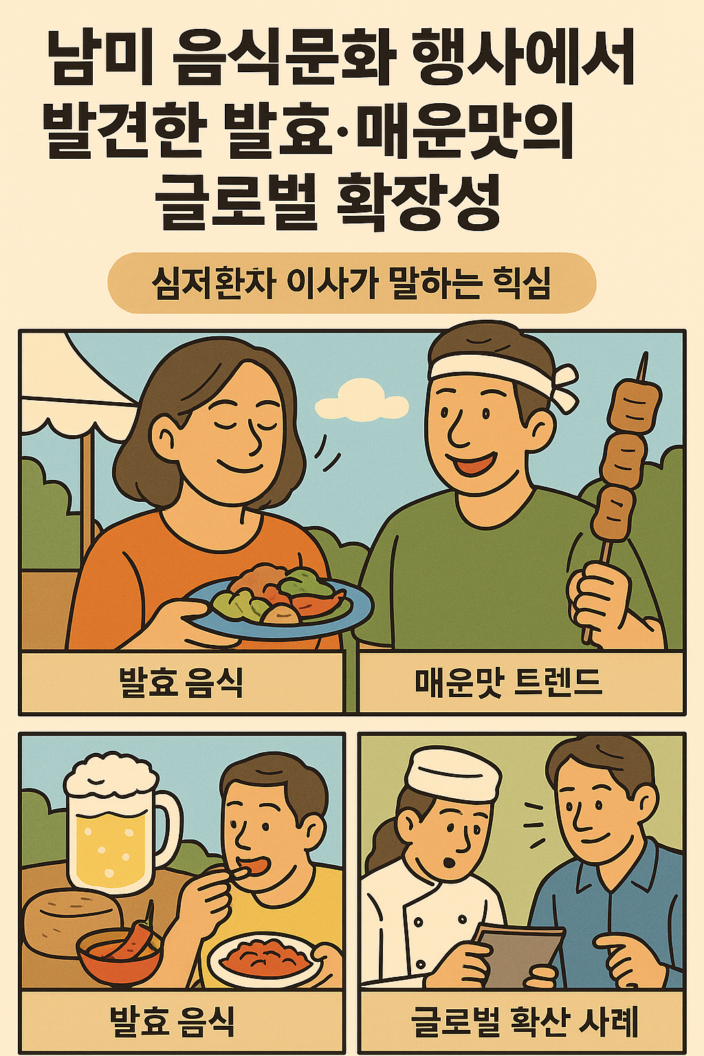 남미 음식문화 행사에서 발견한 발효·매운맛의 글로벌 확장성