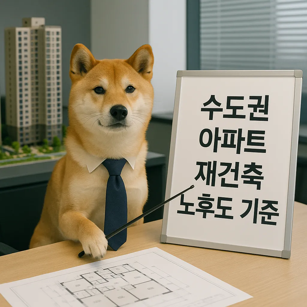 수도권 아파트 재건축 노후도 기준 2025년 최신 정리