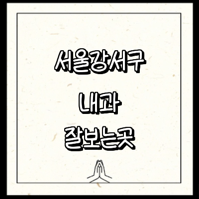 서울 강서구 내과