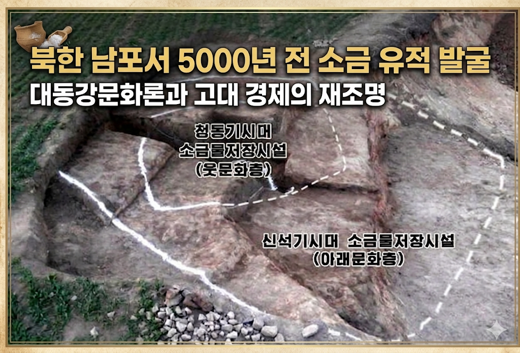 북한 남포서 5000년 전 소금 유적 발굴, 대동강문화론과 고대 경제의 재조명