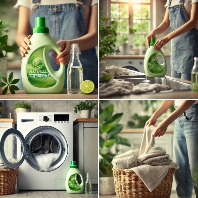 천연 세제를 활용한 세탁은 피부 자극을 줄이고 환경에도 도움이 되는 친환경 생활