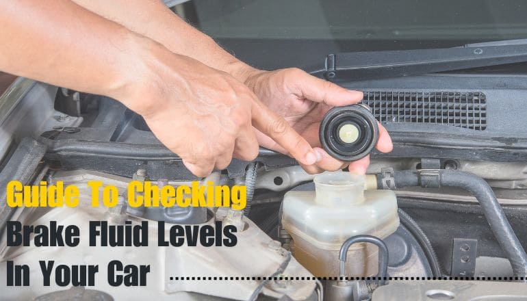 브레이크액 수위와 상태 점검