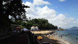 통영 가볼만한 곳 통영수륙해수욕장