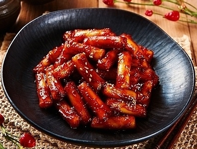 한국의 떡 종류 떡볶이-매운 떡볶이