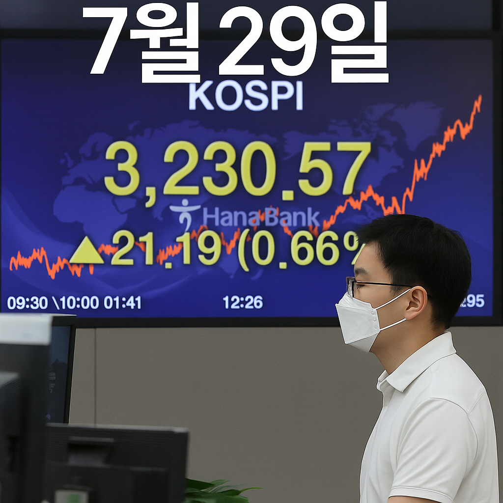 2025년 7월 29일 증시