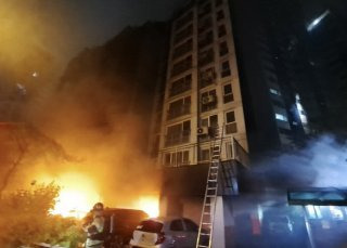 광명시 아파트 화재 필로티 구조