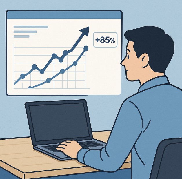 재도전하는 창업가의 모습.