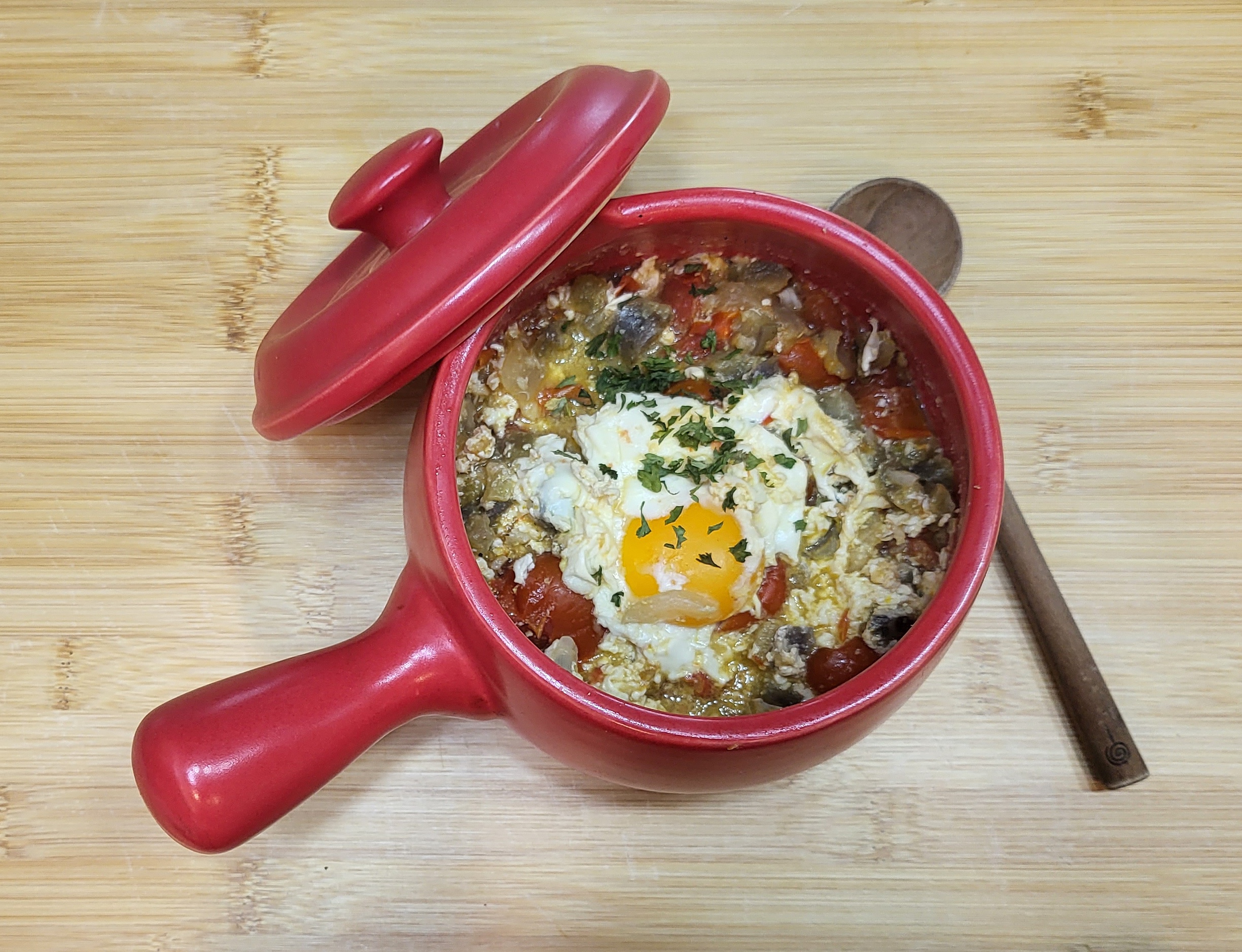 토마토 가지 달걀 스프