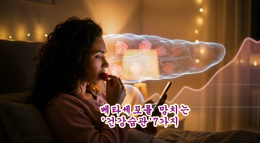 베타세포를 망치는 의외의 &lsquo;건강 습관&rsquo; 7가지, 대부분 좋다고 믿는다