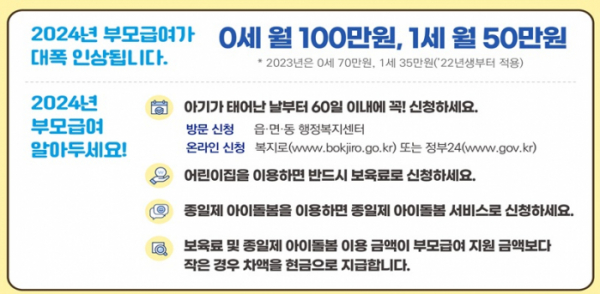 부모급여 신청방법