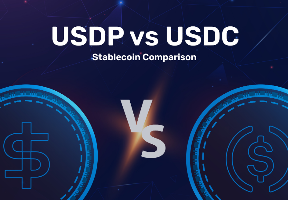 USDP vs USDC 비교 인포그래픽