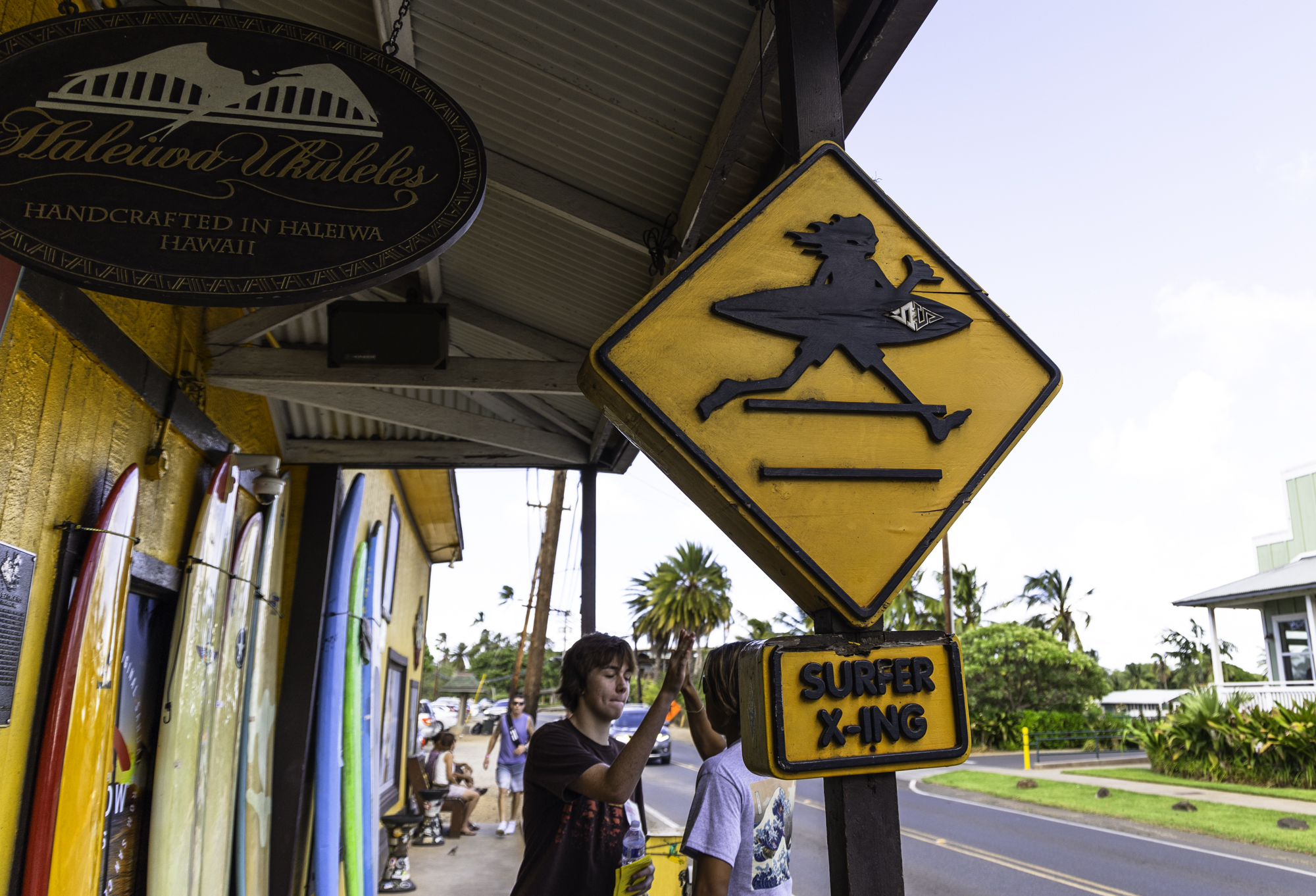 하와이 할레이바 타운 서핑매장