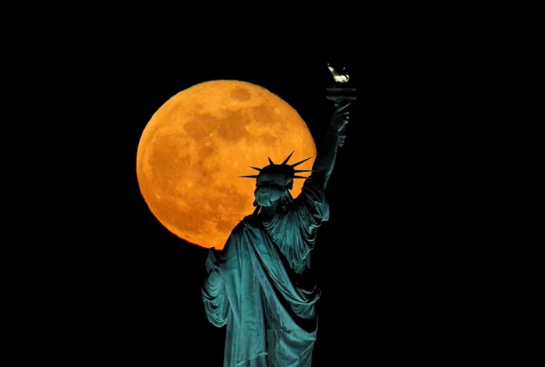 추석 한가위 보름달 슈퍼문 관측 시간 블루문 토성 목성