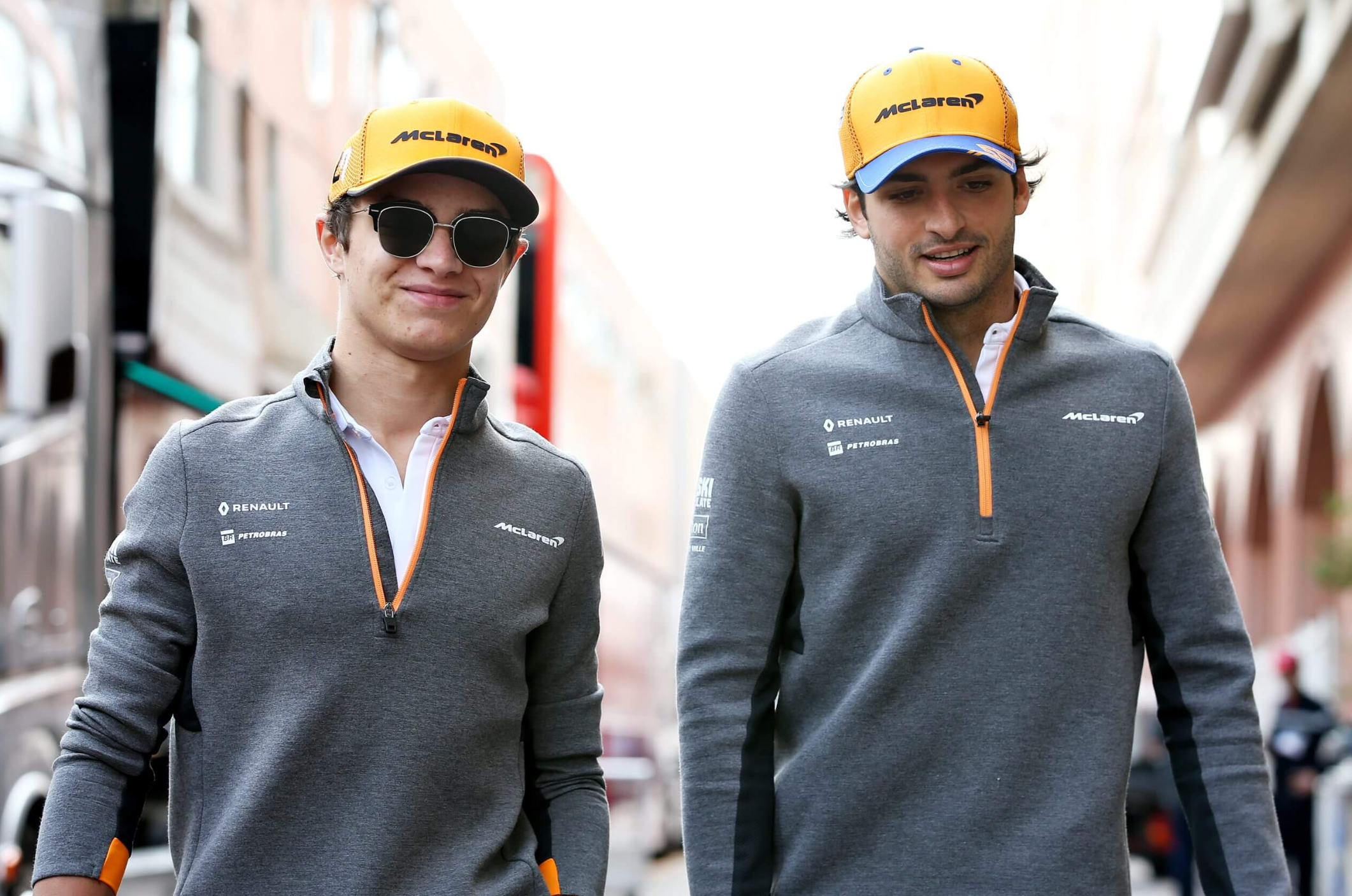 맥라렌 시절 카를로스 사인스와 랜도 노리스