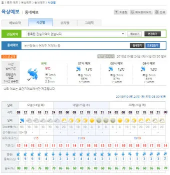 동네 예보 초단기 강수 돌발 소나기 대비 이동 팁_4