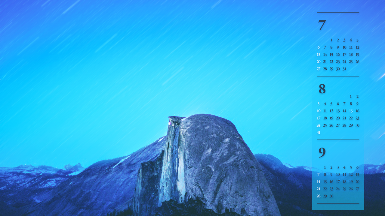 10 요세미티 B - 2025년8월 노트북배경화면