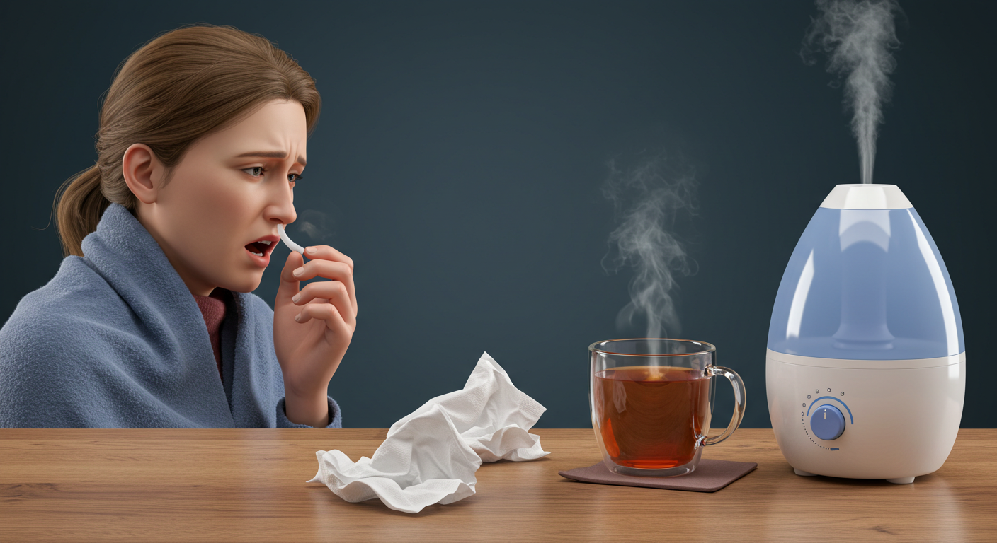 감기 후 기침과 코막힘이 오래가는 이유